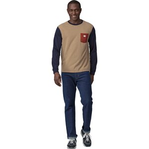 Patagonia Long-Sleeved Shop Sticker Pocket Responsibili-Tee Unisex