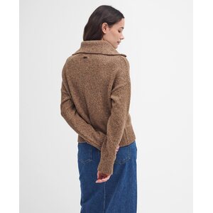 Barbour Lavensdale Half Zip Knitted Jumper Womens
