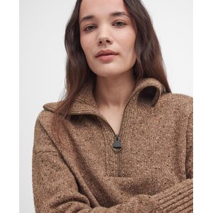Barbour Lavensdale Half Zip Knitted Jumper Womens
