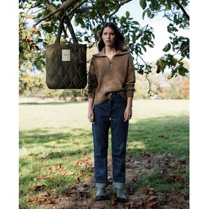 Barbour Lavensdale Half Zip Knitted Jumper Womens