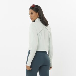 Salomon Sense Aero Hybrid Cropped Pullover Womens