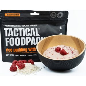 Tactical Foodpack Rice Pudding with Raspberries