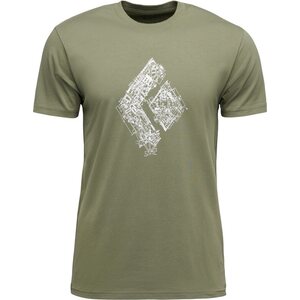 Black Diamond Engineered Diamond Short Sleeve Tee Mens