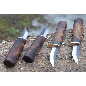 Juha Perttula Dark Puukko with Guard