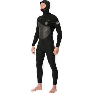 Rip Curl Dawn Patrol 6/4 Hooded Chest Zip Wetsuit Mens