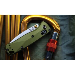 Benchmade Mini Bugout, Woodland Green