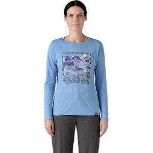 Patagonia Long-Sleeved Cap Cool Daily Graphic Shirt - Lands Womens