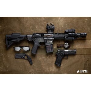 BCM Stock - Mod 3 - With Stock Risers - Black
