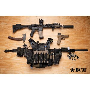 BCM Stock - Mod 3 - With Stock Risers - Black