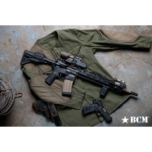 BCM Stock - Mod 3 - With Stock Risers - Black