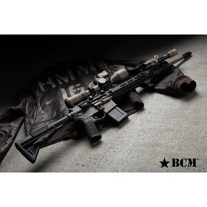 BCM Stock - Mod 3 - With Stock Risers - Black