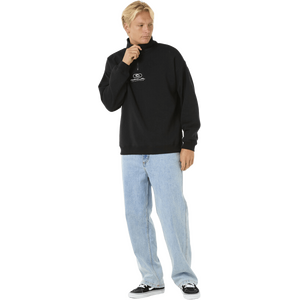 Rip Curl Pill Icon 1/4 Zip Crew Mens