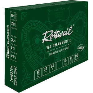 Rottweil 12/70 Waidmannsheil Tungsten TSS 34g 10 kpl