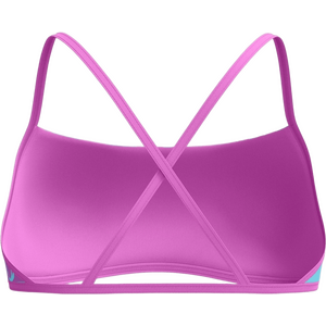 Speedo Allover Digital Cross Back Crop Top