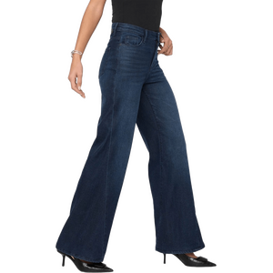 Duer No Sweat Denim High Rise Wide Leg Womens
