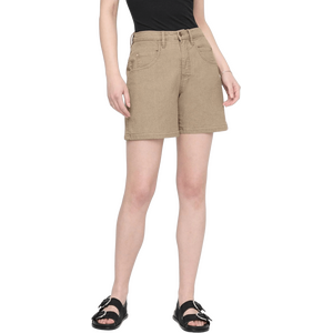 Duer Stretch Canvas High Rise Relaxed Short Womens