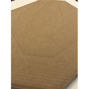 Mini IPSC Target Tan/White