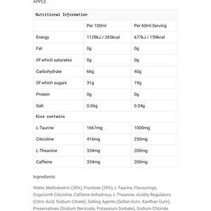 SiS Beta Fuel+ Nootropics Gel 60ml