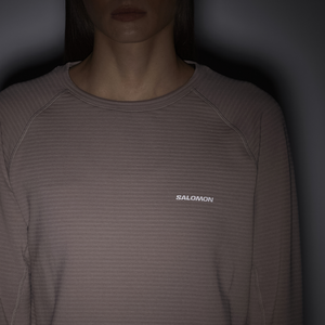 Salomon Essential Lightwarm Crewneck Womens