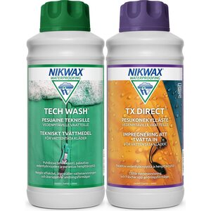 Nikwax Tech Wash 1L + TX-Direct Wash-in Twin 1L