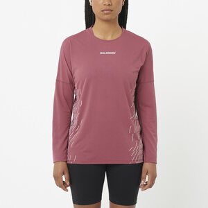 Salomon Sense Aero Long Sleeve Tee GFX Womens