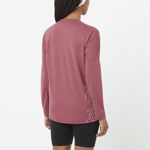 Salomon Sense Aero Long Sleeve Tee GFX Womens