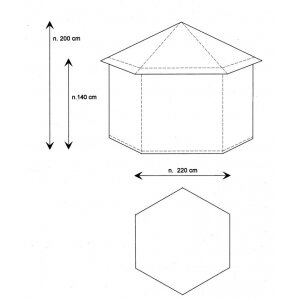 Savotta Small Sauna Tent Package (Includes centre and side poles + wedges)