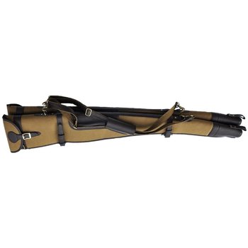 Maremmano Canvas and Leather Twin Shotgun Slip (E304)