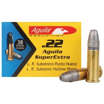 Aguila .22 LR Subsonic Hollow point 312 m/s 50 kpl