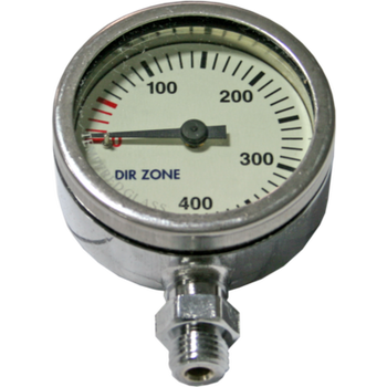 DirZone Pressure Gauge, chrome, 400bar