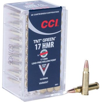 CCI .17 HMR 16gr TNT HP GREEN lyijytön 50kpl