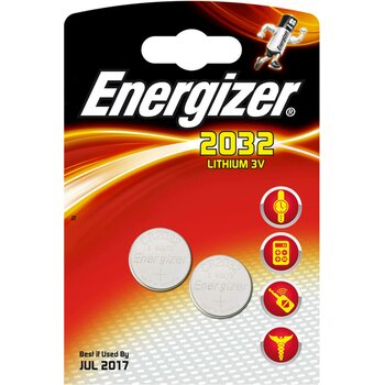 Energizer CR2032, 2 бр