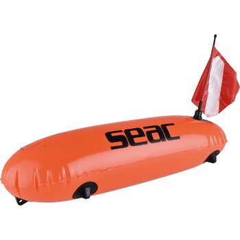 Seacsub Fluorescent Torpedo Buoy with 25m line