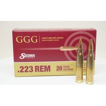 GGG .223Rem Sierra Match King HPBT 77gr / 4.99g / 20 stk
