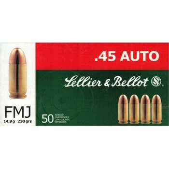Sellier & Bellot .45 Auto FMJ 14,9g 50pcs