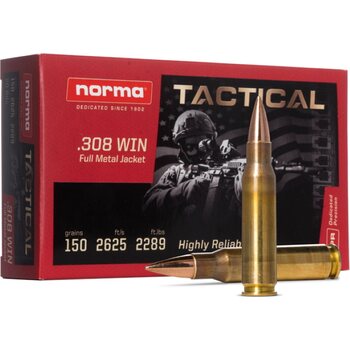 Norma Tactical .308 Win 9,5g / 147grs FMJ 50kpl
