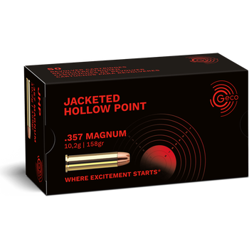 Geco .357 MAG jacketed hollow point 10,2g/158gr 50 kpl
