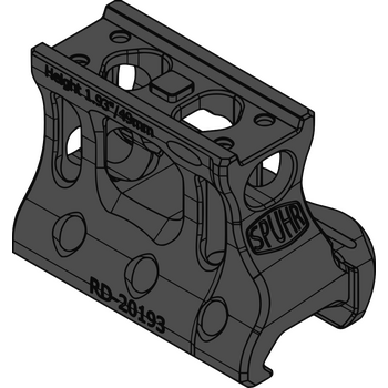 Spuhr RD-20193 Aimpoint T-2 Mount H49mm/1.93" PIC