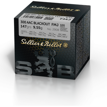 Sellier & Bellot 300 AAC Blackout FMJ 9,55g Bulk