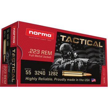Norma Tactical .223 Rem FMJ 3,56g - 30 kpl