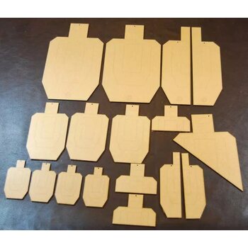 DAA DAA Dry-Fire Target Set (Metric - USPSA - SRA)