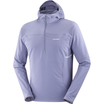 Salomon Sense Aero Hybrid Half Zip Hood Jacket Mens