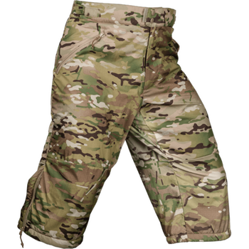 Padded military trousers