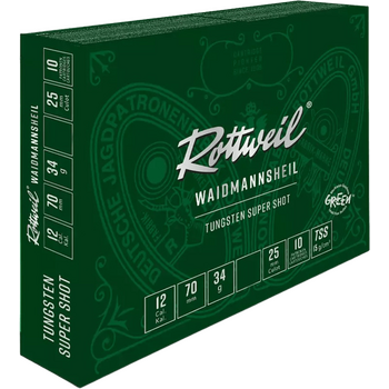 Rottweil 12/70 Waidmannsheil Tungsten TSS 34g 10 kpl