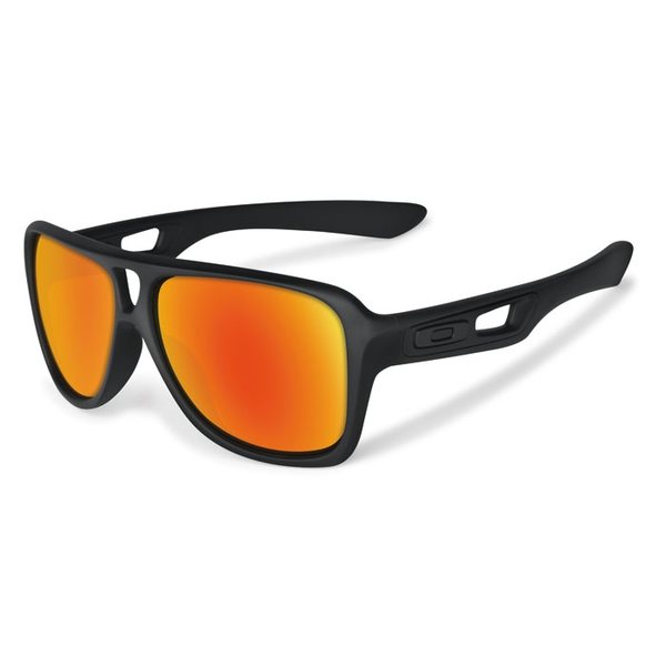 Oakley Dispatch II, Matte Black, Fire Iridium