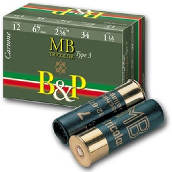 B&P 12/67 Tricolor 34 g 10 pcs