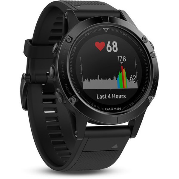 Garmin Fenix 5 Sapphire Black Garmin sport watches Metsastyskeskus