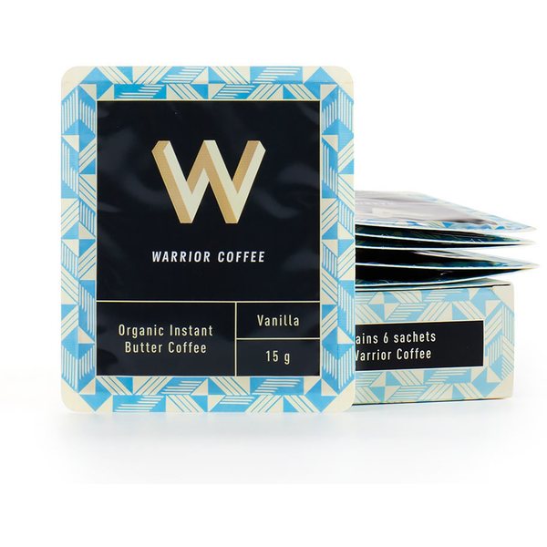 Warrior Coffee Vanilla Butter Coffee, 6x15g (L,G)
