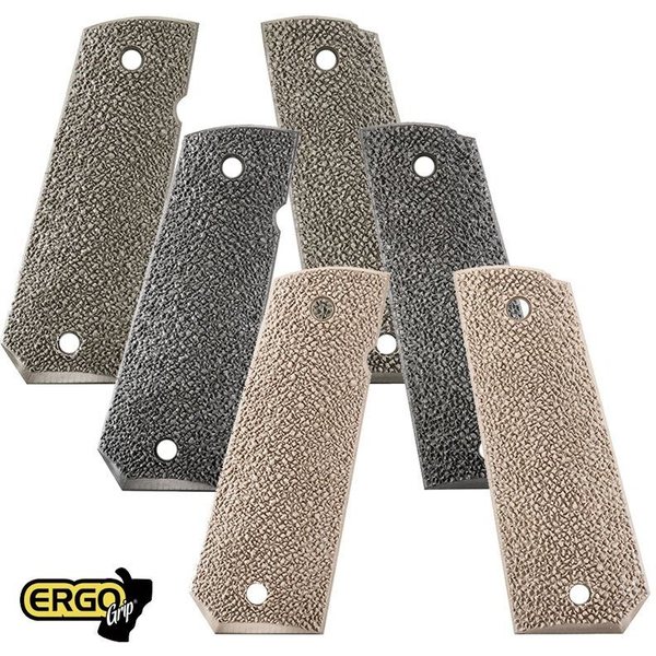 Ergo Grip XTR Tapered Bottom Hard Rubber 1911 Grip
