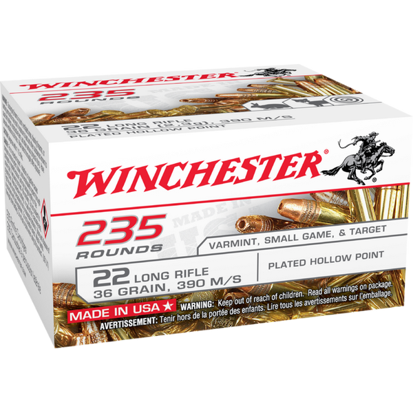 Winchester .22 LR S-X LHP 2,33g / 36gr 235 pcs